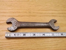 Old Vtg. Antique J.H. Williams no. 727 Open End Wrench 9/16 by 5/8 in. Hand Tool