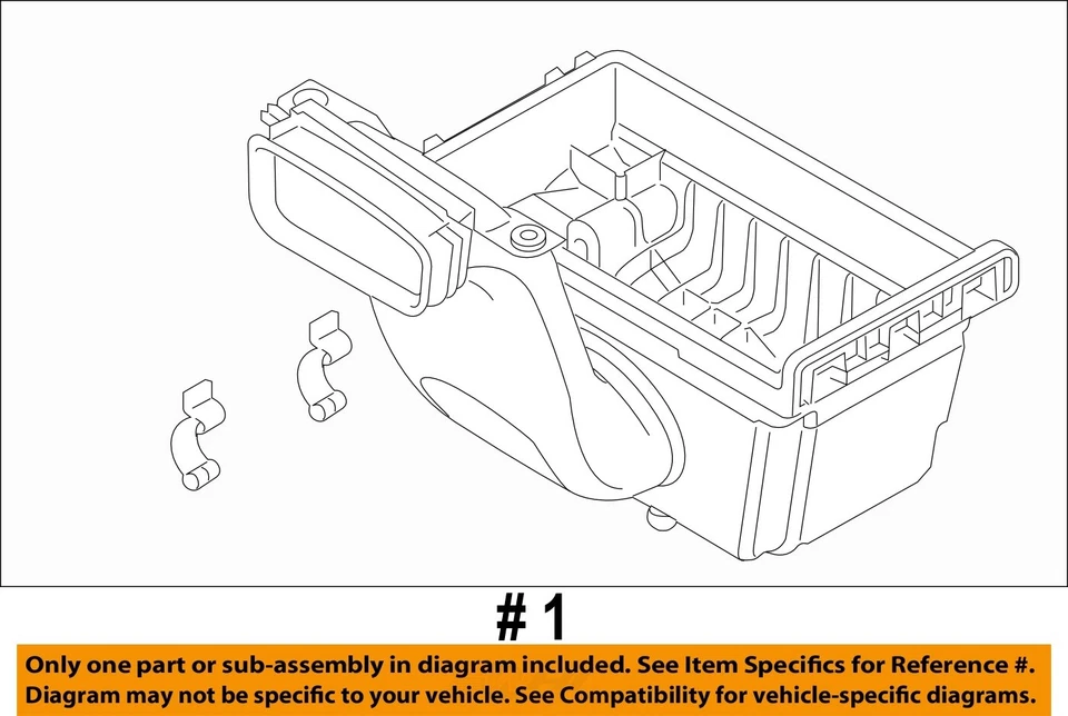 Conjunto de filtro de aire usado se adapta a: Ford Explorer 2012 3,5 L sin turbo grado C Foto 4 de 4