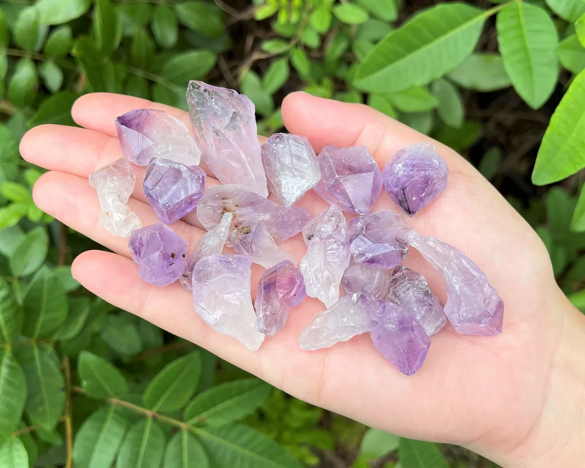 Natural Raw Amethyst Crystal Point