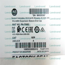 Newest Allen-Bradley Micro800 Expansion Module End Cap 2085-ECR In Stock