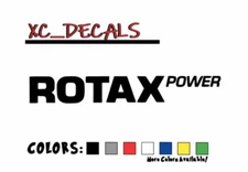ROTAX Power (x2) PAIR Vinyl Decal Sticker Graphics Logo Skidoo BRP Canam SeaDoo