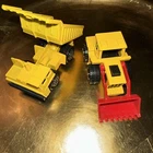 Vintage 1976 Matchbox Lesney Superfast #58 Faun Dump Truck & #29 Tractor Shovel