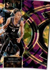 2024 Panini Select WNBA #121 Moriah Jefferson Purple Ice Prizms #/149