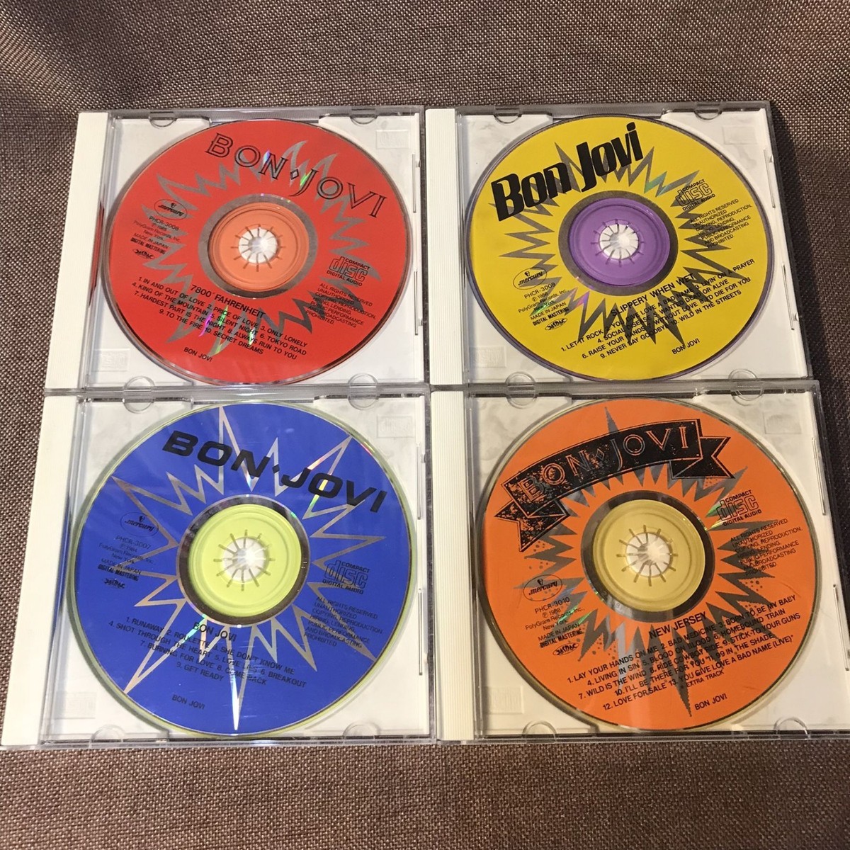 BON JOVI Great Box JAPAN-ONLY 4CD PHCR-3007~10 No OBI, No