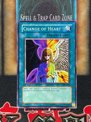 Yugioh Change Of Heart SDJ-030 Common 1st Ed NM | eBay
