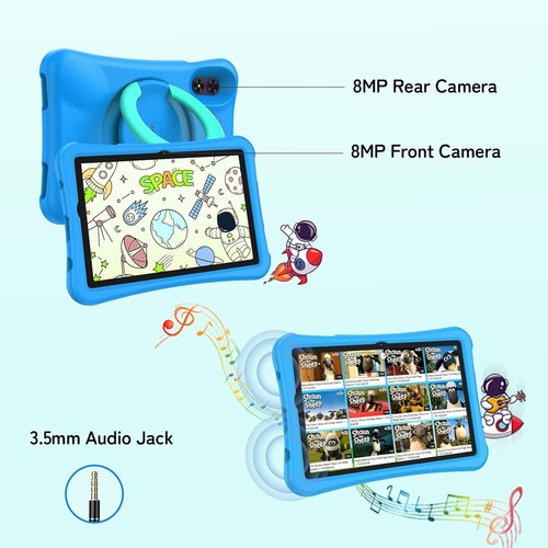 Android Kids Tablet UMIDIGI 10.1 Inch G2 Tab Android 13 8GB+64GB Sea Blue - New - Picture 4 of 7