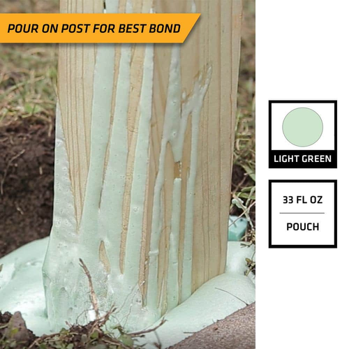 2 Lb. Postfix Fence Post Mix, Mix-In-The-Bag Expanding Foam for Supporting Non-S - Picture 6 of 12