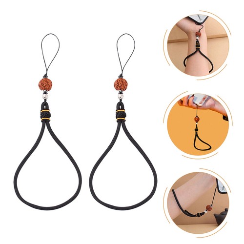 2 Pcs Cell Phone Lanyard Phone Wrist Strap Beaded Charm Lanyard - Zdjęcie 5 z 5
