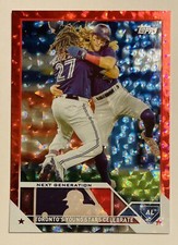 2023 Topps Series 1 Toronto’s Young Stars Celebrate Red Foil /199 Blue Jays