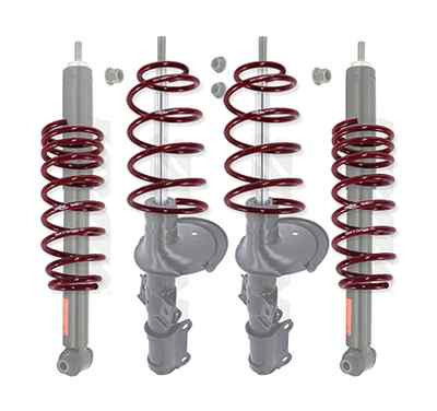FCS 4 STRUTS SHOCKS & VOGTLAND SPRINGS FORD 6 CYL V6 MUSTANG 05 06 07 08 2010