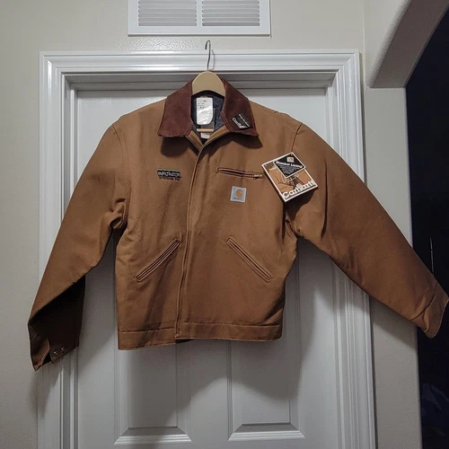 New Carhartt 6BLJ Union Made Detroit Blanket Jacket USA J01 BRN Men's 48