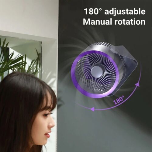 Portable Electric Fan Wireless and Cordless Design Multiple Mounting Options - Bild 1 von 25