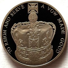 UK 5 POUNDS 2013 PROOF,60th anniversary of coronation of Queen Elizabeth II