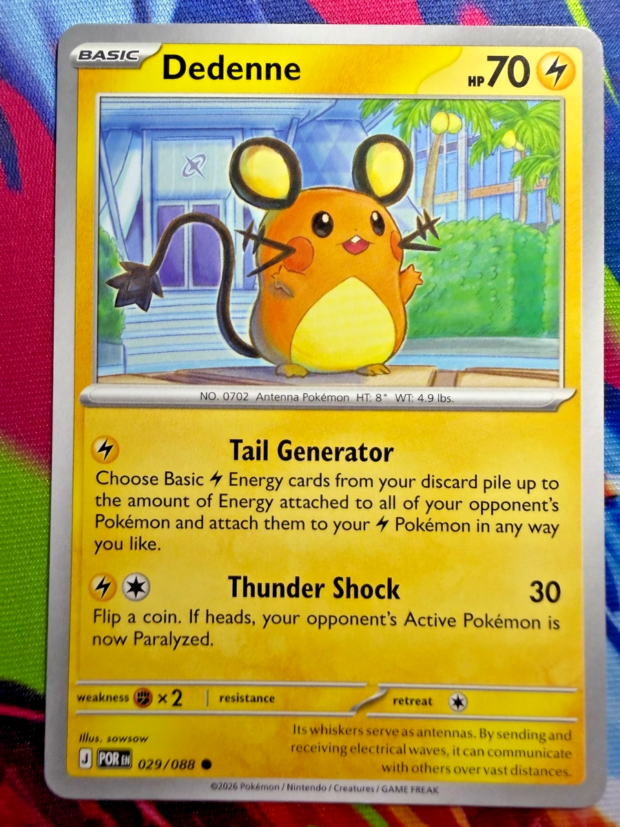 dedenne pokemon card price Pokmon ex - 239/193 Weakness / Resistance / Retreat Cost Dedenne 029/088 Me03: Perfect Order