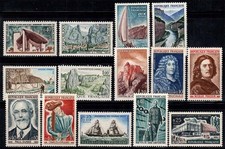 France 1964 Yv. 1435-1448 Neuf ** 100% célébrités, tourisme, paysages