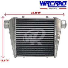 18x12x3 Universal Aluminum Tube Fin Front Mount Turbo Intercooler 2.5 Io
