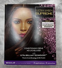 Ultra Sheen Supreme No Lye Relaxer Kit Super 2 Application