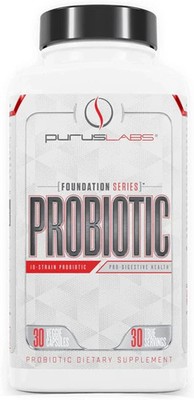 Purus Labs 10 Strain Probiotic: Digestive Health for Athletes, 50 BILLION CFUs