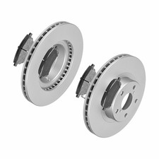 F.BECKER BREMSSCHEIBEN Ø277MM + BREMSBELÄGE VORNE FÜR SUBARU IMPREZA FORESTER 