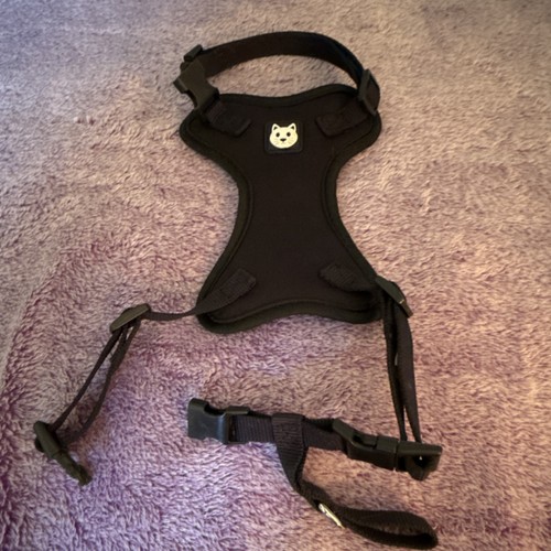 Vibrant Life Adjustable Mesh Cat Harness Black