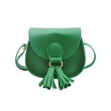 Kids Girls Toddler Mini Shoulder Purse Crossbody Bag with Tassel