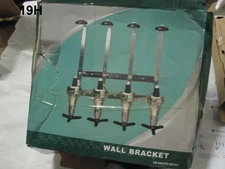 4 Bottle Dispenser Whiskey Wall Mounted Wine Alcohol Liquor Cocktail Beer Butler