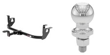 Curt Trailer Hitch Tow Cargo Kit 1-14in Receiver 2in Ball Mount 110003 40164