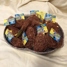 Lot of 18 CHORE BOY Copper Scrubbers NWT No Box