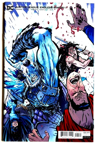 JUSTICE LEAGUE ENDLESS WINTER #1 DANIEL WARREN JOHNSON VARIANT 2020 DC NM