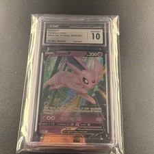 Pokémon Espeon V SWSH201 Black Star Promo Holo CGC 10 Graded Card 2022
