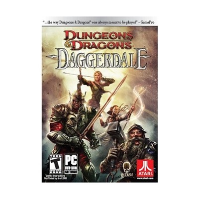 Atari D&D Computer Game Daggerdale VG+/NM