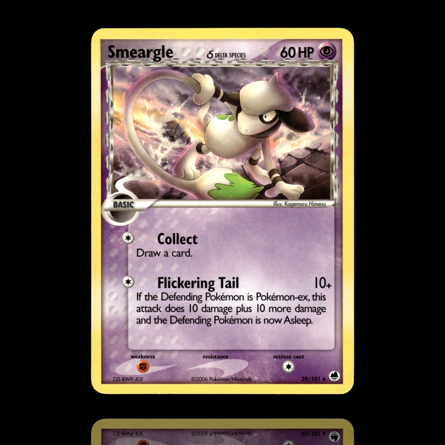 ▸ Smeargle (Delta Species) | Dragon Frontiers | Uncommon | 39/101 | LP