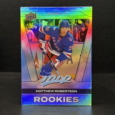 2025-26 Upper Deck MVP Silver Collection Matthew Robertson.. Rookie #261 RC