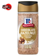 McCormick Finishing Sugar, Chocolate Hazelnut 🍫Limited Edition, 3.61 oz