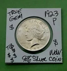 1923 P Peace Silver Dollar CHOICE GEM Brilliant Ultra Rare BU Grade Silver Coin