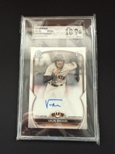 2023 Bowman Chrome Vaun Brown 1st Prospect Auto Autograph #CPA-VB Giants