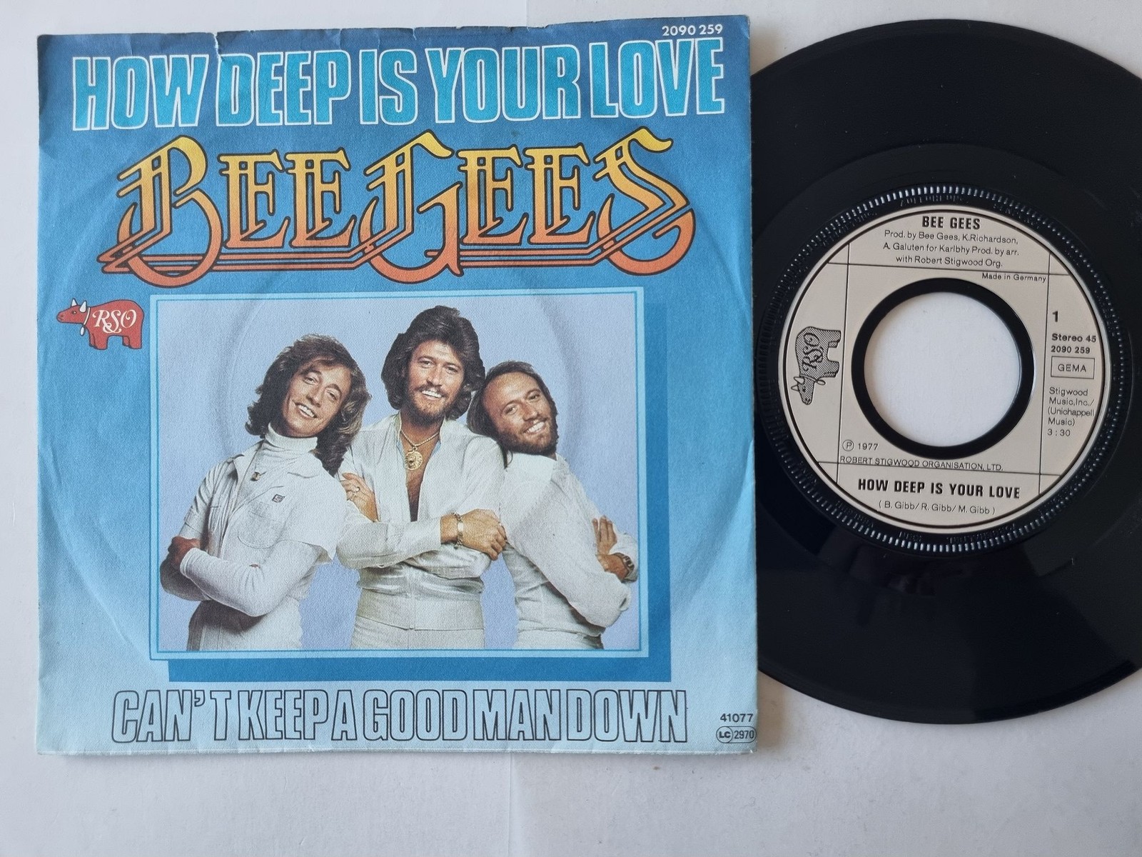Bee Gees - How Deep Is Your Love 7'' Vinyl Germany