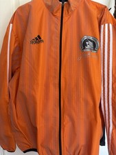 Vintage 1997 101st Boston Marathon Pomarańczowa kurtka wiatrówka adidas