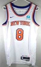OG Anunoby #8 New York Knicks Nike Swingman Association Sphere Jersey White 48
