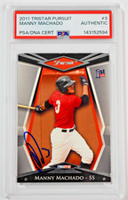 2011 Tristar Pursuit Prospect Manny Machado Auto PSA Authentic Padres