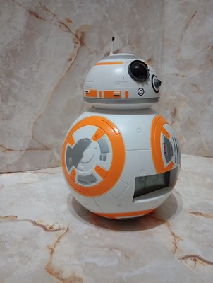 Star Wars BulbBotz BB-8 Kids Light Up Alarm Clock - Tested & Works