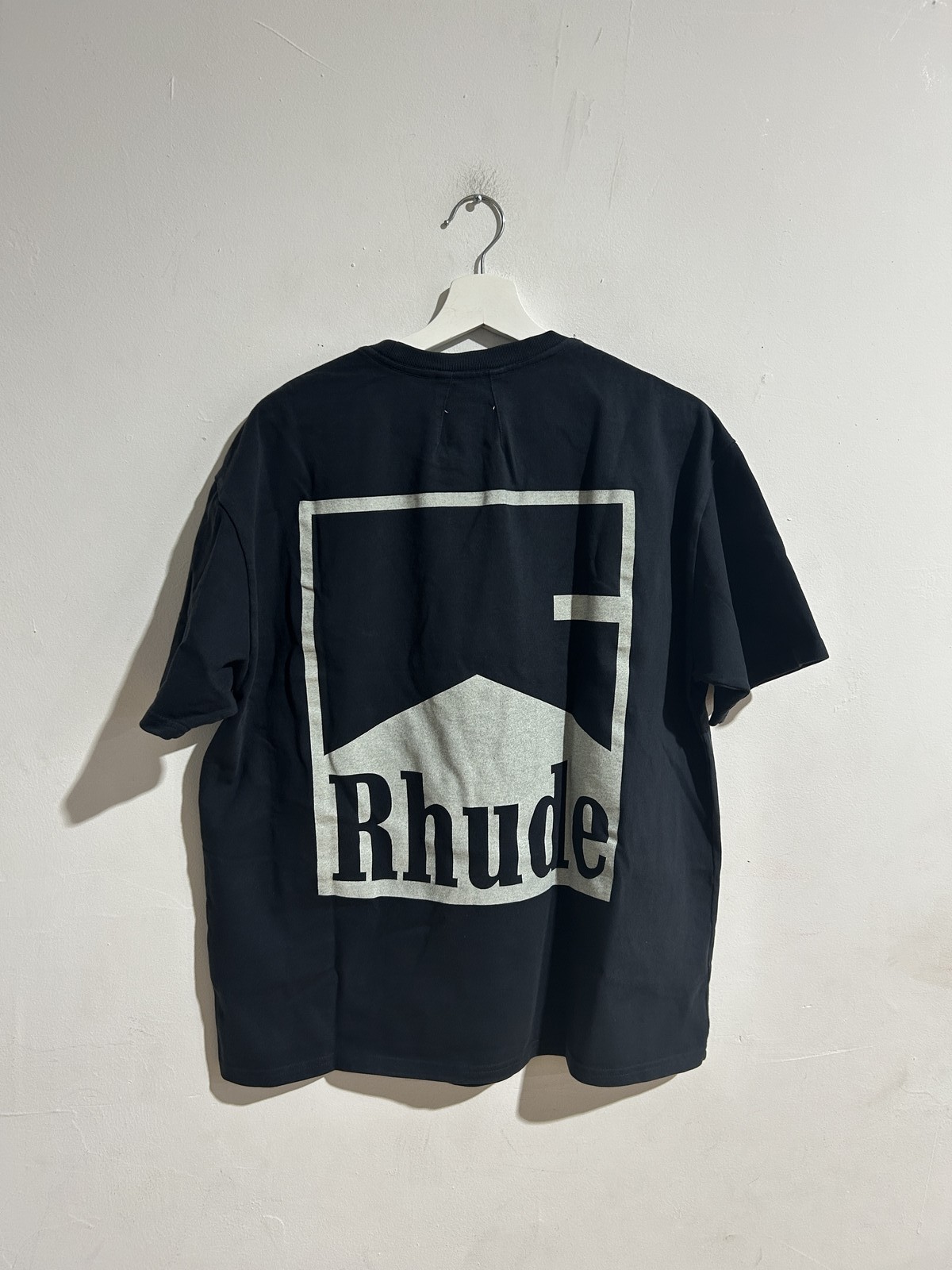 RHUDE CHEVRON VINTAGE BLACK TEE SIZE SMALL NEW