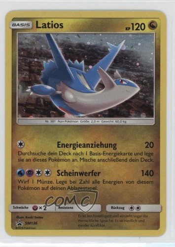 Latios German Pokemon Sun & Moon Black Star Promo #SM136