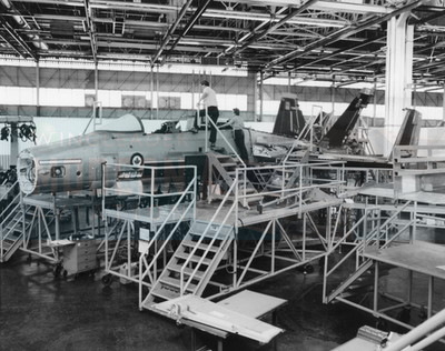 In Produktion - First McDonnell Douglas CF-18 Hornet - Original Photo