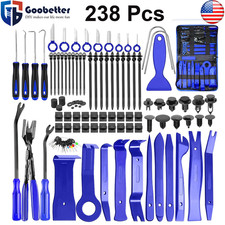 238 Piece Car Door Plastic Trim Panel Dash Installation Removal Pry Tool Kit Set