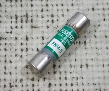 New Bussmann Fusetron FNM-5 5 Amp 250 Volt Dual Element Fuse Box Of 10 FNM5 (G2)