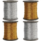 Metallic Gold or Silver Thread 0.5mm Hanging Thread or Jewellery Cord 51531