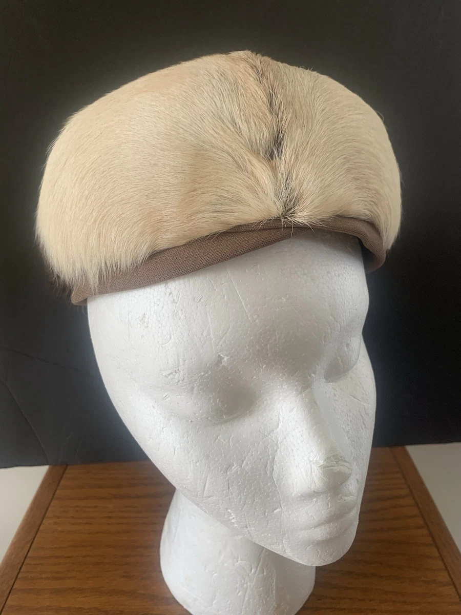 Vintage 1960s Amrose Cream Mink Fur Hat – Quilted Crown w Sculpted Cross-knot Amrose Hats for Women on Sale up to 90% Off: Poshmark main image 4