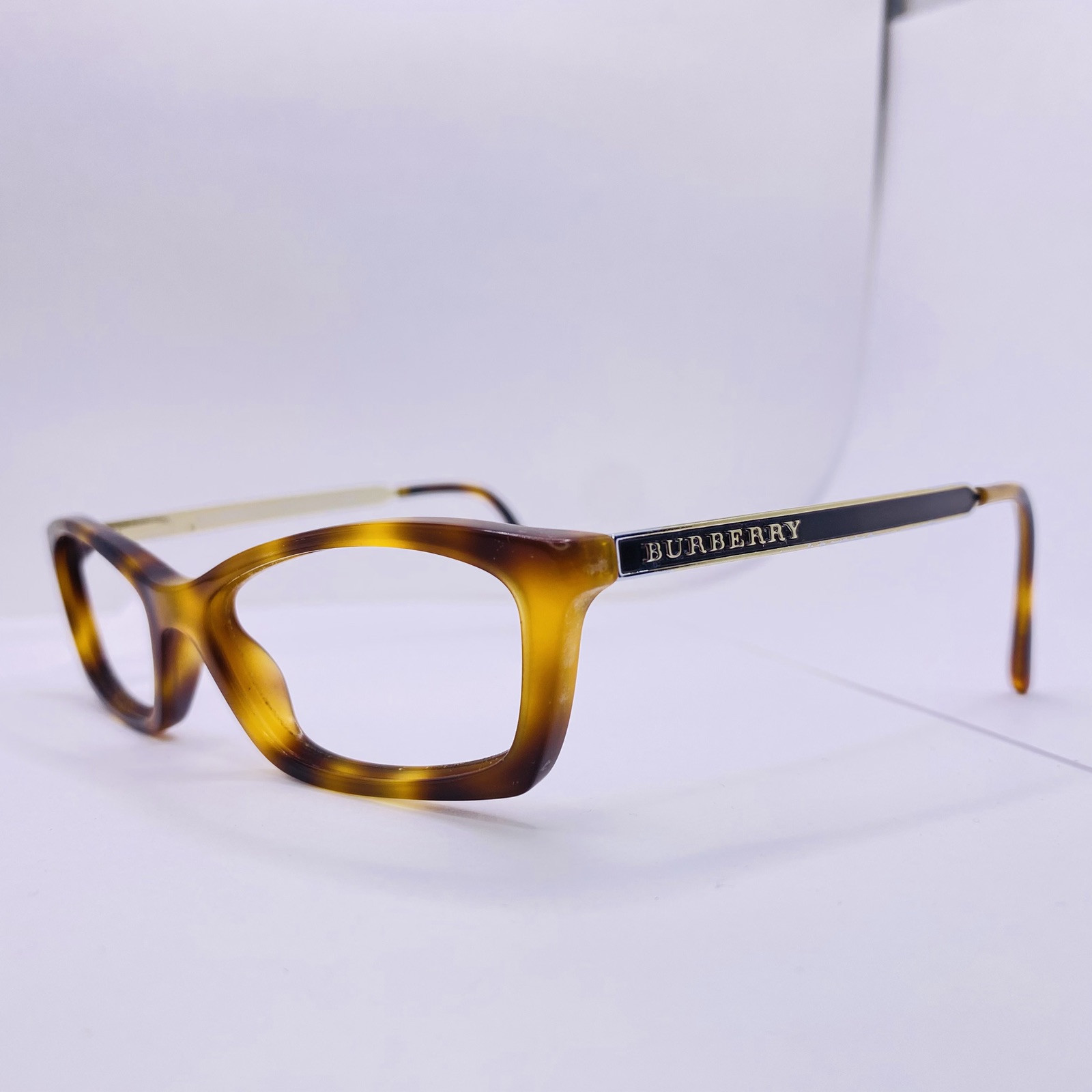 Burberry Eyeglasses Sunglasses B 2129 3316 51 [] 15 135 MM Tortoise Amber Silver
