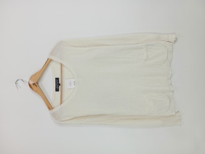 Cindy Crawford Damen Pullover Gr. M (38) Beige Casual Langarm Strickpullover